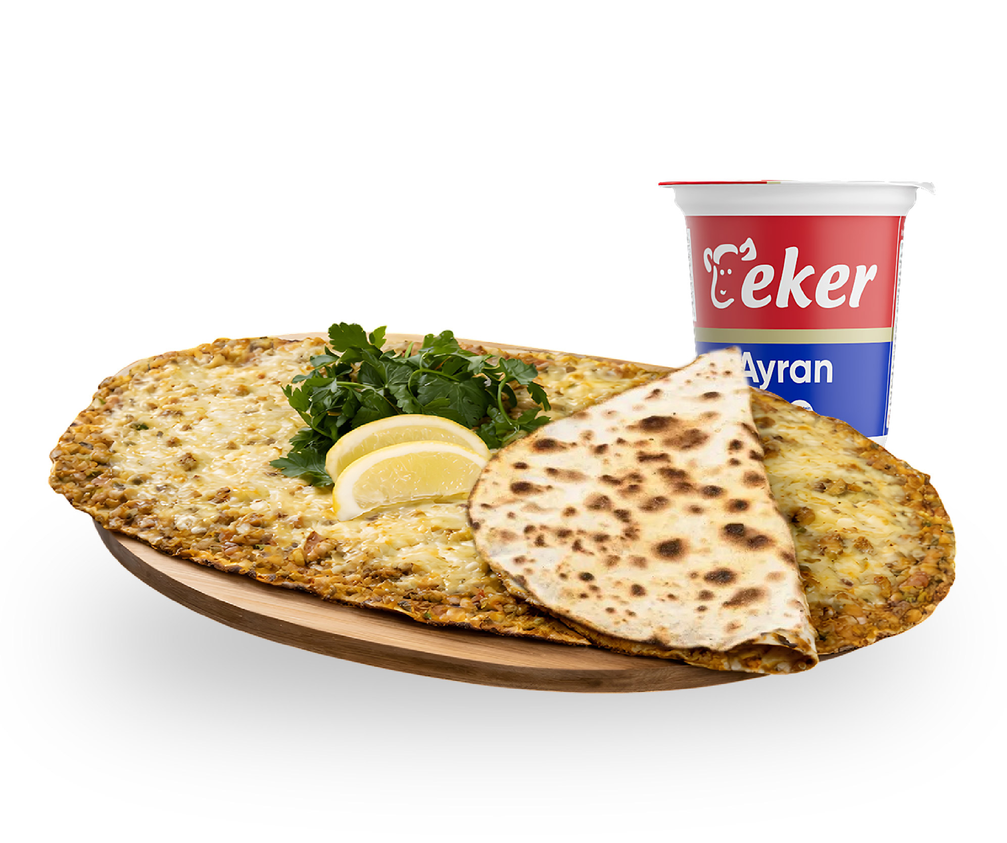 2 Li Lahmacun + AYRAN (Kaşarlı)